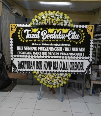 Papan Bunga di Parungsari Telukjambe Barat
